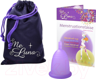 Менструальная чаша Me Luna Classic Stem Purple / MLCSP (L)