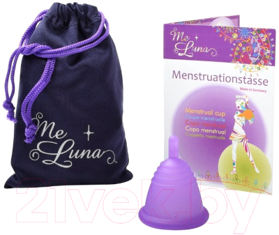 Менструальная чаша Me Luna Classic Stem SH-M Purple / MMCSPS