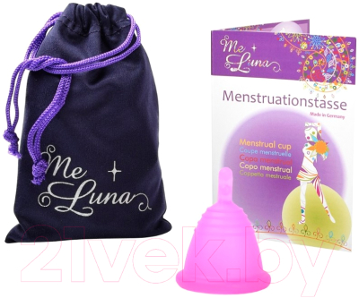 Менструальная чаша Me Luna Sport Stem SH-M Fuchsia / MMSSFS