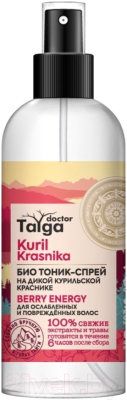 Тоник для волос Natura Siberica Doctor Taiga био тоник для ослабленных и поврежденных волос (170мл)