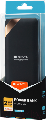 Портативное зарядное устройство Canyon PB-102 / CNE-CPBP10B (черный)