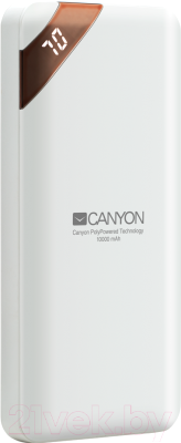Портативное зарядное устройство Canyon PB-102 / CNE-CPBP10W (белый)