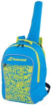 Рюкзак спортивный Babolat Backpack Junior Club / 753083-325 (синий/лимонно-желтый)
