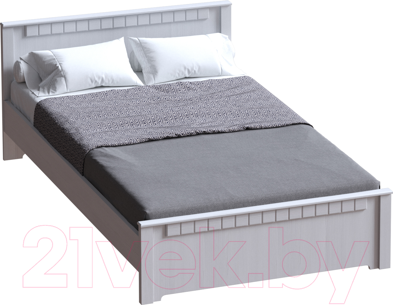 Каркас кровати Мебельград Прованс 120x200 (бодега белая/патина премиум)