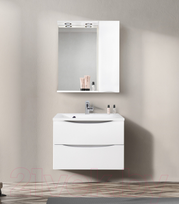 Шкаф с зеркалом для ванной BelBagno Marino-SPC-700/750-1A-BL-P-R