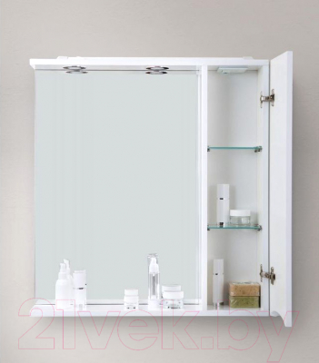 Купить Шкаф с зеркалом для ванной BelBagno Marino-SPC-800/750-1A-BL-P-R в Бресте