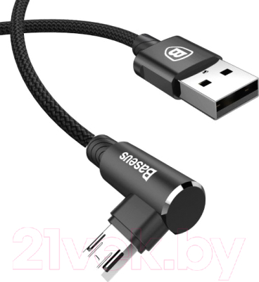 Кабель Baseus USB A - micro USB B / CAMMVP-B01 (2м, черный)