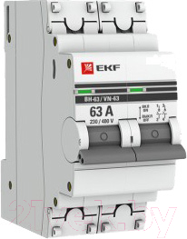Выключатель нагрузки EKF PRoxima ВН-63 2р 40А / sl63-2-40-pro