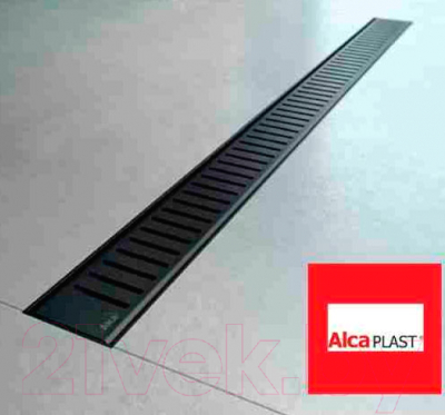 Решетка для трапа Alcadrain Pure-300 (черный)