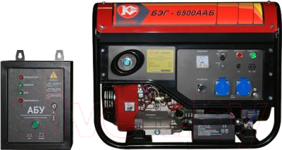 Бензиновый генератор Калибр БЭГ-6500ААБ (30122)