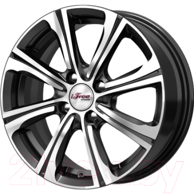 Изображение товара Литой диск iFree Апероль 15x6" 4x100мм DIA 67.1мм ET 35мм Блэк Джек