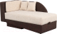 Миниатюра изображения товара Тахта Мебельград Джеки-2 Стандарт правый (мистик молочный/мистик коричневый)