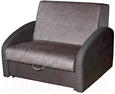 Кресло-кровать Мебельград Оливер Стандарт (лорд коричневый/домус шоколад)