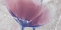 Элемент панно Нефрит-Керамика Барбадос / 04-01-1-18-05-06-1420-4 (600x300, серый) - 