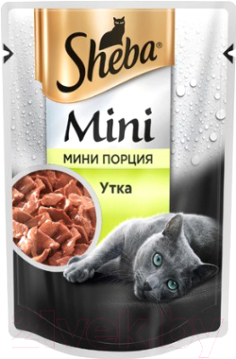 Влажный корм для кошек Sheba Mini c уткой (50г)