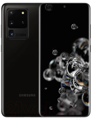 Смартфон Samsung Galaxy S20 Ultra (2020) / SM-G988BZKDSER (черный)