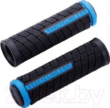 Грипсы для велосипеда BBB DualGrip / BHG-07 (черный/голубой)