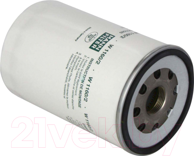 

Масляный фильтр Mann-Filter, W1160/2