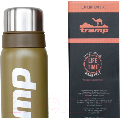 Термос для напитков Tramp Expedition Line / TRC-028 (1.2л, оливковый)