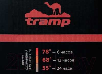 Термос для напитков Tramp Soft Touch / TRC-108с (0.75л, серый)