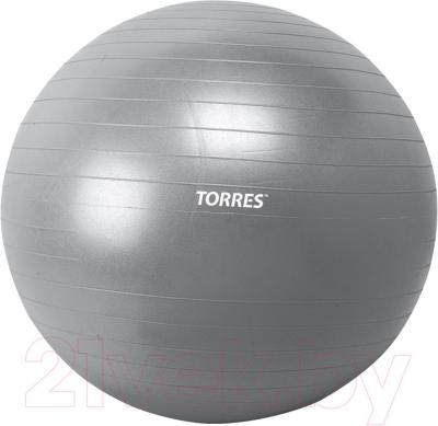 Фитбол гладкий Torres AL100175 (серебристый)