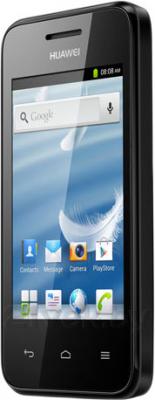 Смартфон Huawei Ascend Y220 (Black) - полубоком