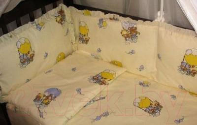 Комплект постельный для малышей Ночка Мишки на воздушном шаре 4
