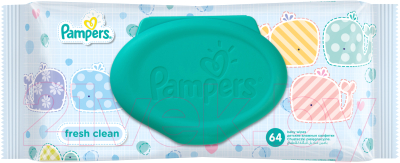 Влажные салфетки детские Pampers Baby Fresh (64шт)