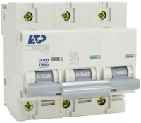 Выключатель автоматический ETP ВА 47-100 3P 100А(D) - 