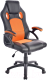 Кресло геймерское Mio Tesoro Дино X-2706 (черный/оранжевый) - 