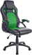 Кресло геймерское Mio Tesoro Дино X-2706 (черный/зеленый) - 