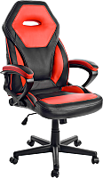 Кресло геймерское Mio Tesoro Поло X-2768 (черный/красный) - 
