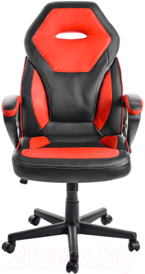Кресло геймерское Mio Tesoro Поло X-2768 (черный/красный)