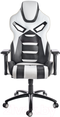 Кресло геймерское Mio Tesoro Стефан X-2657 (черный/белый)
