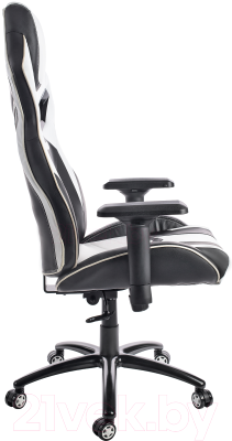 Кресло геймерское Mio Tesoro Стефан X-2657 (черный/белый)