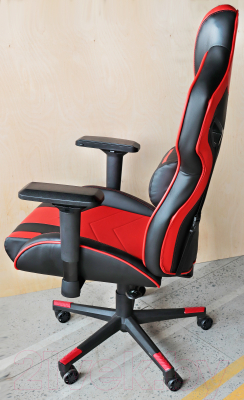Кресло геймерское Mio Tesoro Стефан X-2657 (черный/красный)