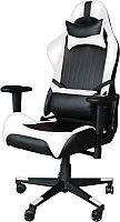 Кресло геймерское Mio Tesoro Альберто X-2546 (черный/белый) - 