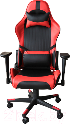 Кресло геймерское Mio Tesoro Альберто X-2546 (черный/красный)