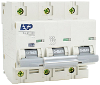 Выключатель автоматический ETP ВА 47-100 3P 10А (D) - 