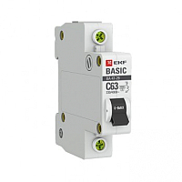Выключатель автоматический EKF ВА 47-29 1P 6А (С) 4.5кА / mcb4729-1-06C - 