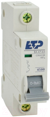 

Выключатель автоматический ETP, ВА 47-63 1P 25А (D)