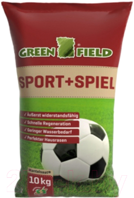 Семена газонной травы Greenfield GF Sport + Spiel Mantelsaat (10кг)