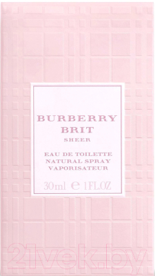 Туалетная вода Burberry Brit Sheer (30мл)