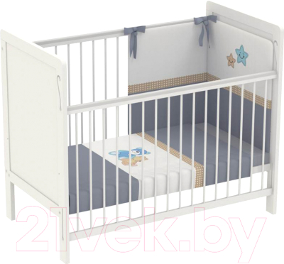 Детская кроватка Polini Kids Simple 220 (белый)