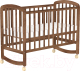 Миниатюра изображения товара Детская кроватка Фея 304 (табачный дуб)