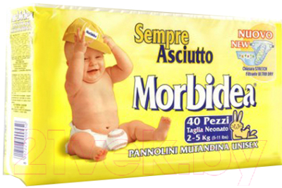 Подгузники детские Morbidea Neonato 2 (40шт)