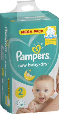 Подгузники детские Pampers New Baby-Dry 2 Mini (144шт)