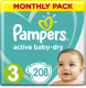 Подгузники детские Pampers Active Baby-Dry 3 Midi (208шт) - 