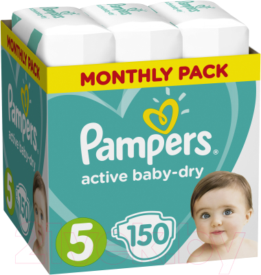 Подгузники детские Pampers Active Baby-Dry 5 Junior (150шт)