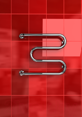 Изображение товара Полотенцесушитель водяной Двин M CS 50x60 (серебристый металлик)